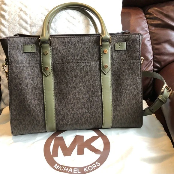 Michael Kors Studio Hamilton Large Satchel - Picture 2 of 15